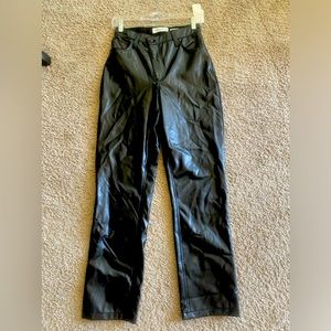 ABERCROMBIE! Vegan Leather, 90,s pants: Size 26/2 Brand New